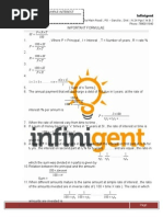 T R P SI SI P SI R SI T N N N: Problem Sheet - Simple Interest Date: - 11/08/2015