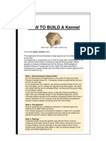 How To Build A Kennel: Note 1. About Pressure Treated Timber