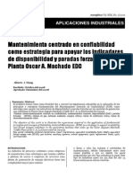 44 Mantenimiento Centrado en Confiabilidad Como Estrategia para Apoyar Los Indicadores de Disponibilidad PDF