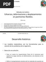 Métodos de Análisis Esfuerzos Deformaciones Desplazamientos en Pavimentos Flexibles