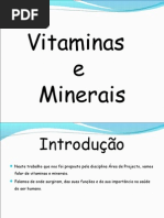 Vitaminas e Minerais