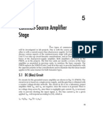 5 5 5 5 Common-Source Amplifier Stage: 5.1 DC (Bias) Circuit