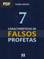 7 Características de Falsos Profetas - Thomas Brooks PDF