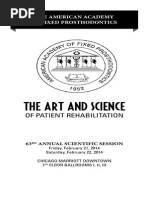 Eposter For Art & Science of Patient Preparation