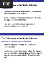 Philosophy of Science