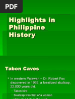 Highlights in Philippine History