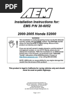 S2000 AEM Pinout