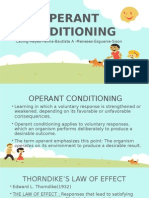 Operant Conditioning