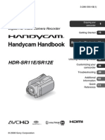 Handycam Handbook: HDR-SR11E/SR12E