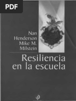 Resiliencia en La Escuela