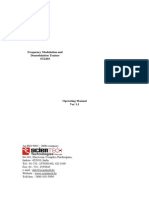 Frequency Modulation and Demodulation Trainer ST2203 Operating PDF