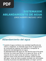 Sistemasde Ablandamiento de Agua