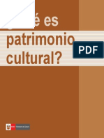 Que Es Patrimonio Cultural