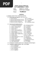 BCM Assembly 2010 Agenda