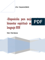 Disposición para Mejorar El Bienestar Espiritual Según NNN