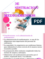 Vias de Administracion de Medicamentos