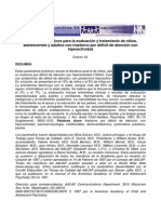 Trastorno de Déficit de Atención e Hiperactividad