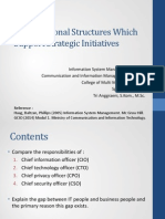 Meeting 7: Organizational Structures Which Support Strategic Initiatives