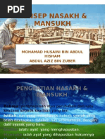 Konsep Nasakh & Mansukh