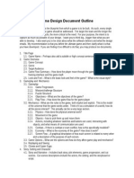 Game Design Document Template