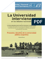 Eduardo Rinesi - Presente y Desafíos de La Universidad Pública Argentina