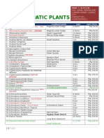 Aquatic Plants: Scientific Name Common Name Unit Unit Price