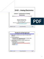 Lecture 1 Analog