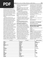 Notice: Quarterly Publication of Individuals, Who Have Chosen To Expatriate, As Required by Section 6039G