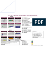 2010-2011 C-FB ISD Academic Calendar