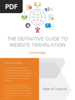 Definitive Guide To Website Translation - Lionbridge