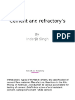 Cement and Refractories