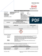 Loctite 242 Threadlocker MSDS