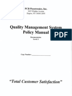 Quality Policy Manual QSM Rev I