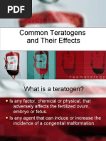 Common Teratogens