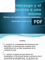 El Liderazgo y El Liderarse A Uno Mismo