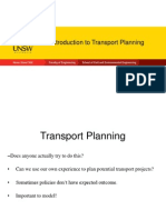 L3 Intro Transport Planning