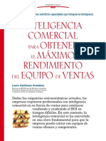 Inteligencia Comercial para Obtener El Maximo Rendimiento Del Equipo de Ventas