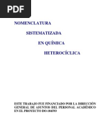 Libro Nomenclatura Química Heterocíclica