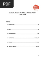 Manual de Uso Plantilla Power Point Casaluker PDF