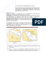 Principales Materiales Usados para Herramientas de Corte