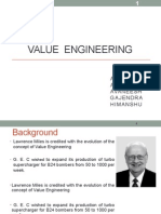 Value Engineering: Akhand Anish Avaneesh Gajendra Himanshu