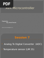 AVR Microcontroller: Prepared By: Eng. Ashraf Darwish