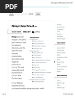 Nmap Cheat Sheet