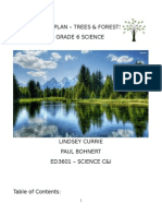 Ed3601 - Grade 6 Trees Forests Unit Plan Updated