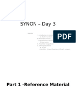 Introduction To Function in Synon