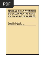 Manual de La Atención de Salud Mental para Víctimas de Desastres PDF