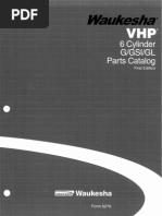 Waukesha VHP 6 Cylinders Parts Catalog G/GSI/GL