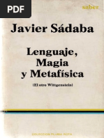  Lenguaje, Magia y Metafísica (El Otro Wittgenstein)