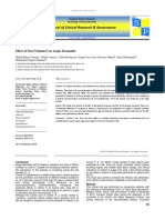 Effect of Oral Vitamin E On Atopic Dermatitis