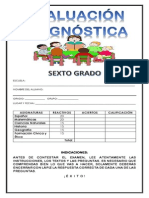 Evaluacion Diagnostica Matematicas Primer Grado